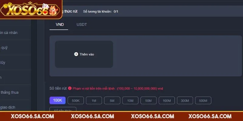 2 phương thức rut tiền XOSO66 hiện đại 